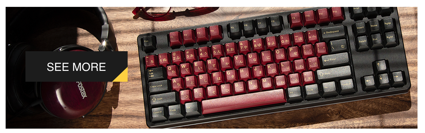 Drop + RedSuns GMK Red Samurai Keycap Set