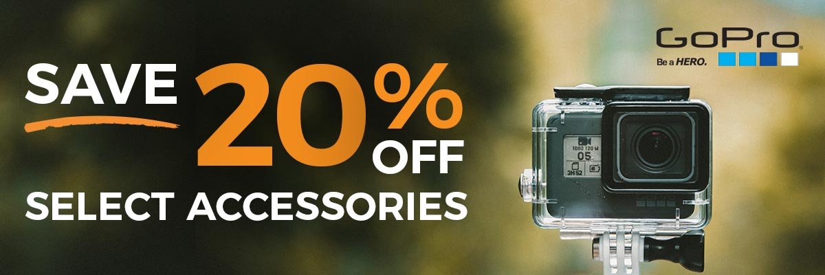 SAVE 20% OFF GOPRO ACCESSORIES