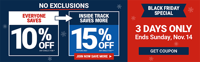 Everyone Saves 10% - Inside Track Saves Even More