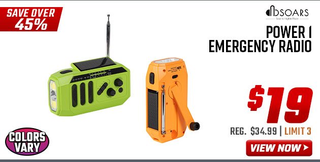 DBSoars Power 1 Emergency Radio