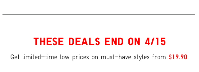 SUBHEAD6 - THESE DEALS END ON 4/16