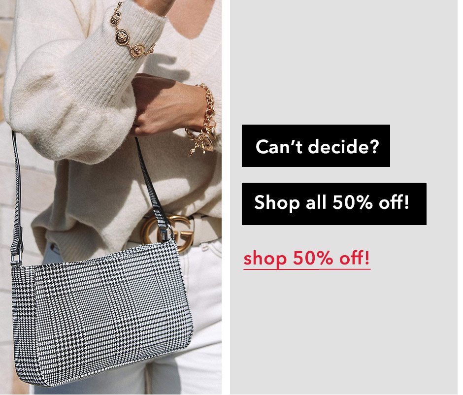 Shop 50% off Bags!