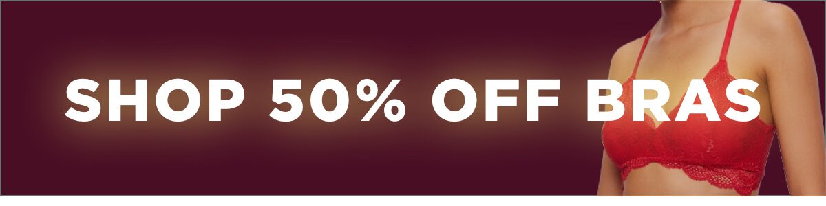 50% off bras