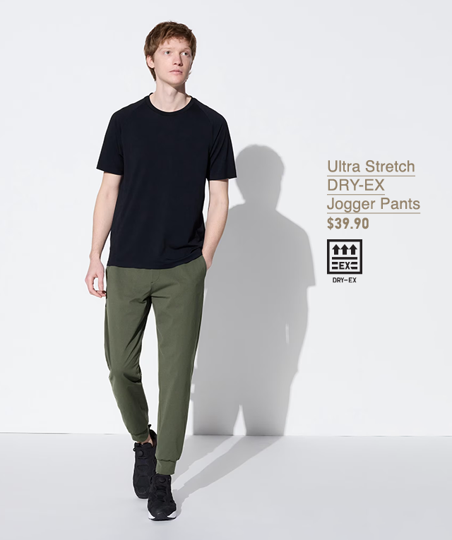 PDP6 - MEN ULTRA STRETCH DRY-EX JOGGER PANTS