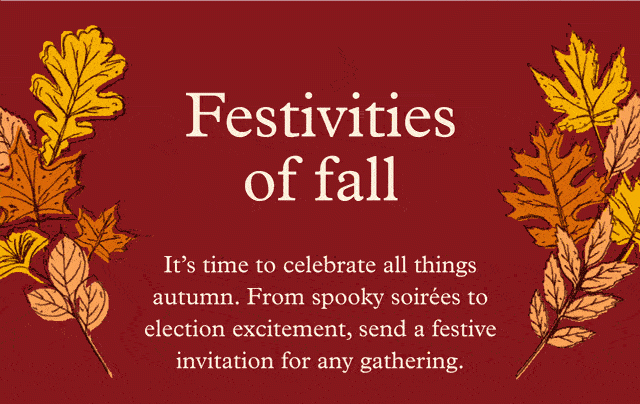 Festivities of fall