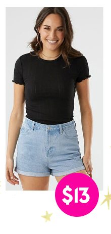 HIGH WAISTED LOOSE FIT SHORT