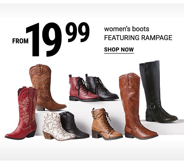 Women's boots featuring Rampage from $19.99. Shop Now.