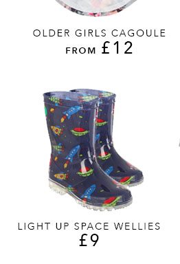 Light up space wellies