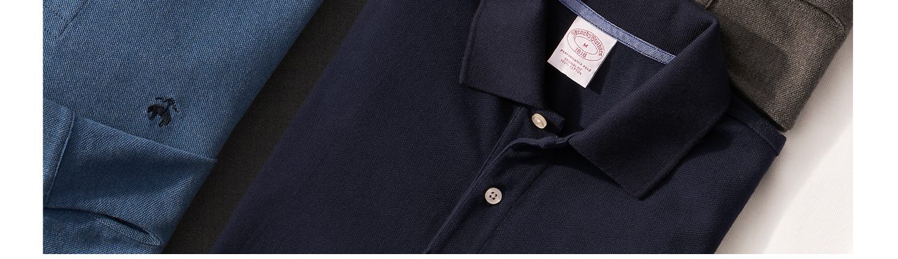 New Classics Casual comfort meets modern polish in our new long-sleeve pique polos