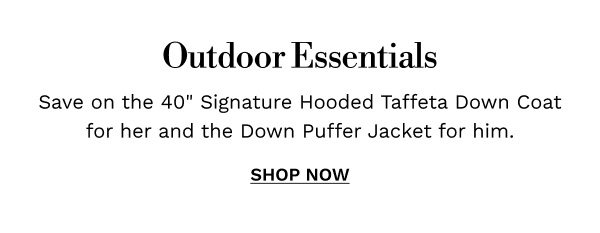 Outdoor Essentials | SHOP NOW