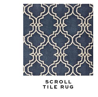 SCROLL TILE RUG
