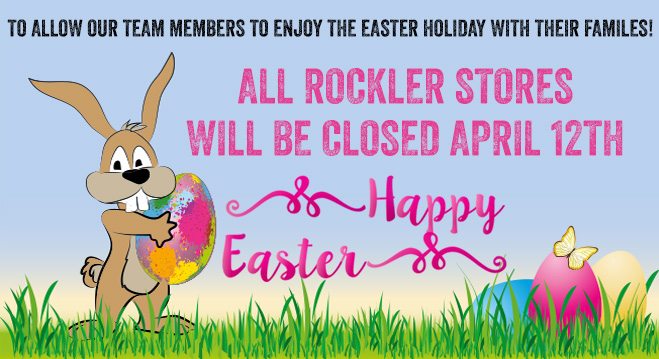 All Rockler Stores ClosedA April 12th for Easter
