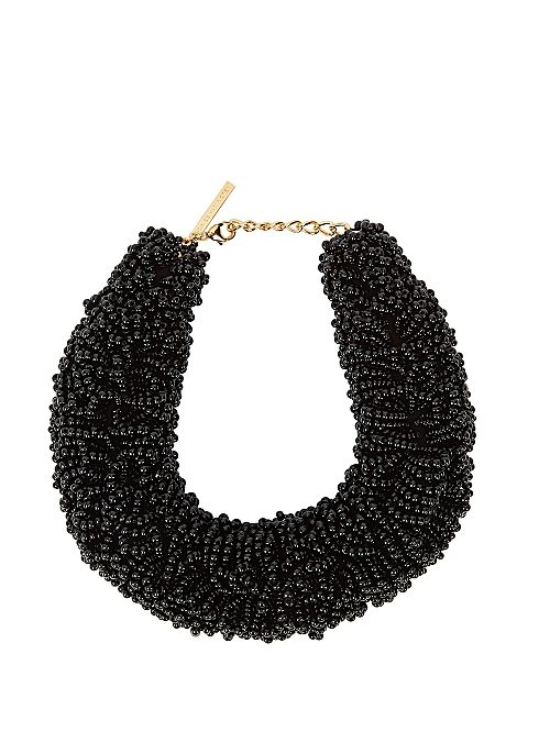 DRIES VAN NOTEN
Black beaded choker