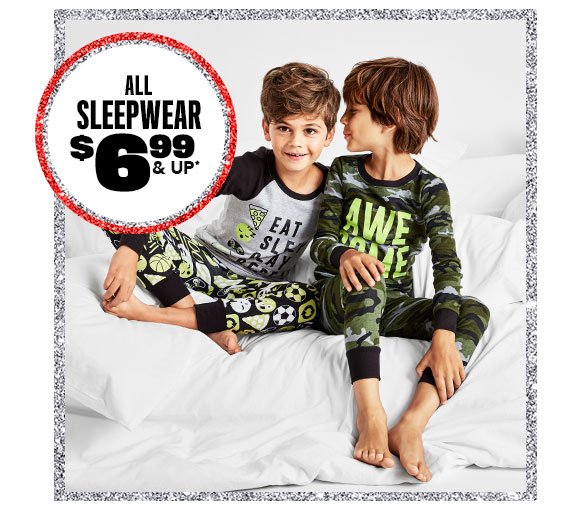 All Sleepwear $6.99 & Up