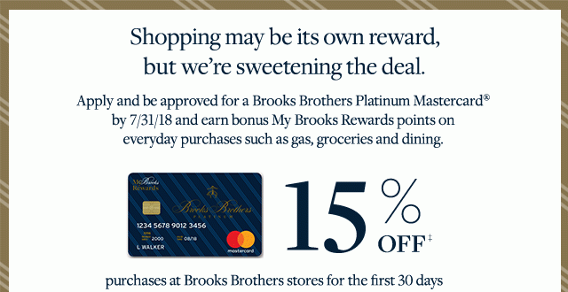 SHOPPING MAY BE ITS OWN REWARD, BUT WE'RE SWEETENING THE DEAL.