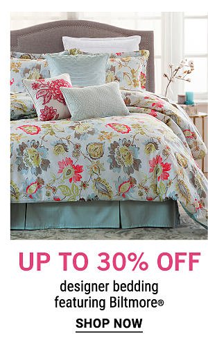 up to 30% off bedding