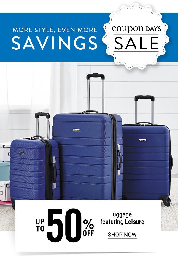 belk luggage coupons