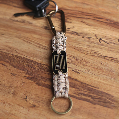 Image of Desert Camo Paracord Key Chain