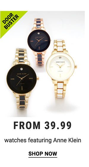 Doorbusters - Watches featuring Anne Klein form $39.99. Shop Now.