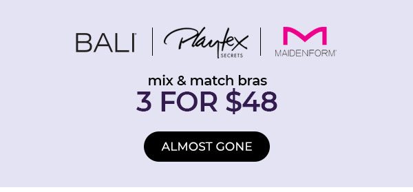 Bras as low as $16.99 Ends Tonight - Turn on your images