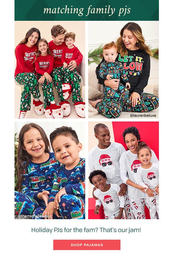 Up to 25% off Matching Family PJs