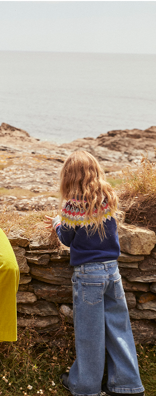 Eleanor Fair Isle Jumper Sapphire Blue