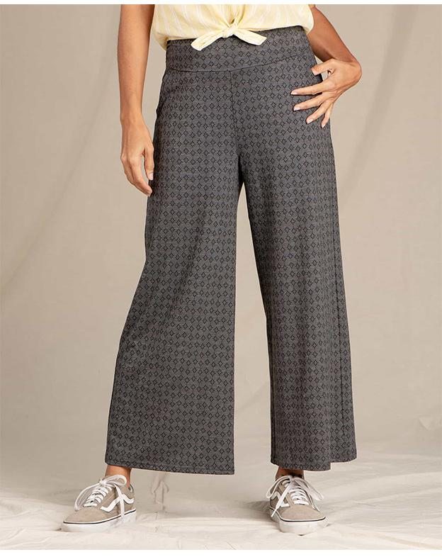 Soot Texture Print Color - Chaka Wide Leg Pant