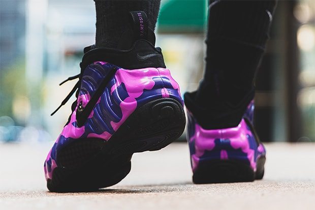 Nightshade and Nike Air Foamposite Pro Laser Crimson 