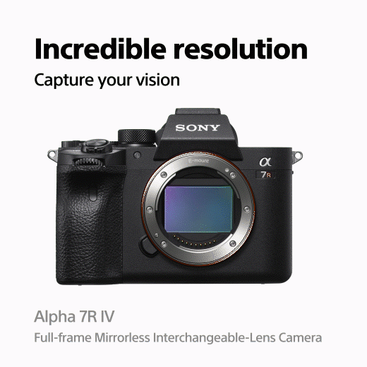 Incredible resolution | Capture your vision