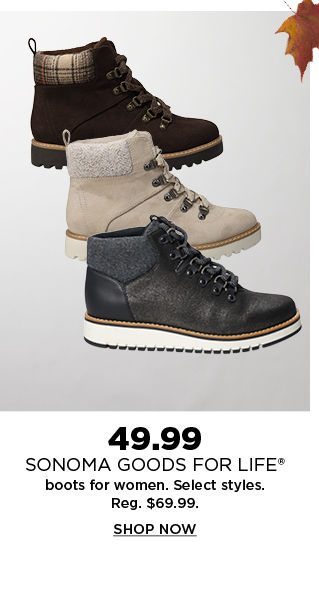49.99 sonoma goods for life boots for women. shop now.