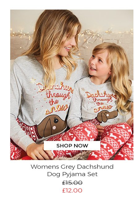 Mini Me Dachshund Dog Pyjamas
