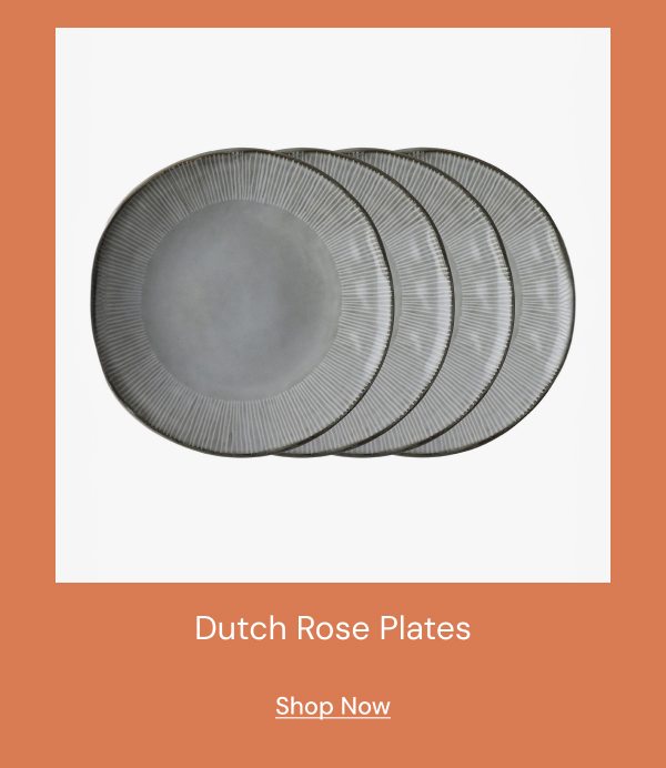 Dutch Rose Plates