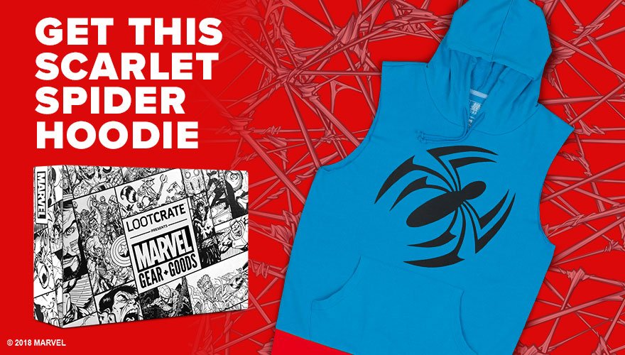 scarlet spider hoodie sleeveless