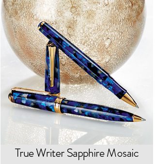 Shop True Writer Classic Sapphire Mosaic Rollerball