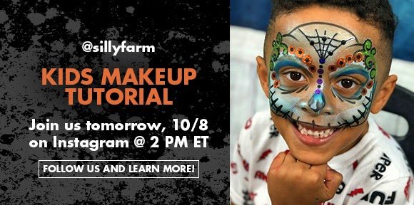 Kids Makeup Tutorial | Join us tomorrow, 10/8 on Instagram @ 2 PM ET | Follow Us and Learn More