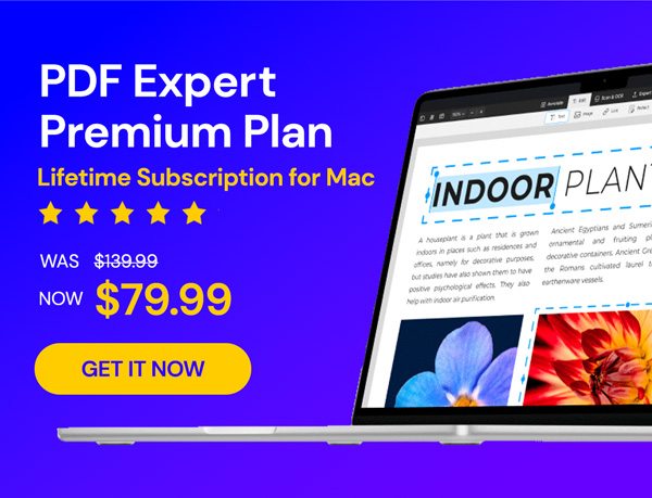 PDF Expert Premium Plan: Lifetime Ownership