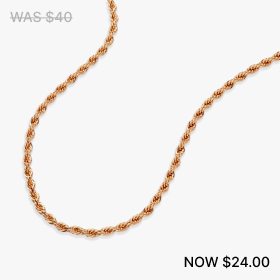 French Rope Chain Necklace | Shop Now