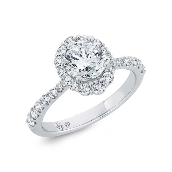 Bella Ponte Ikuma Canadian Diamond Engagement Ring In 14K White Gold