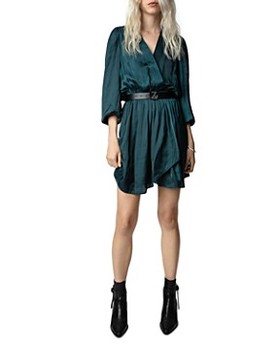 Zadig & Voltaire Long Sleeve Mini Dress