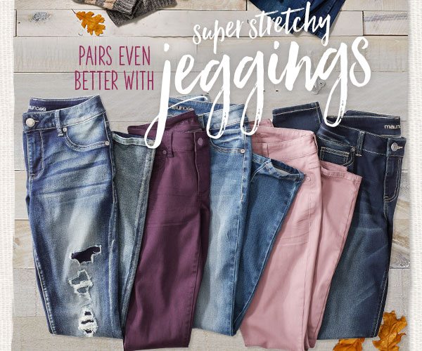 Pairs even better with super stretchy jeggings.