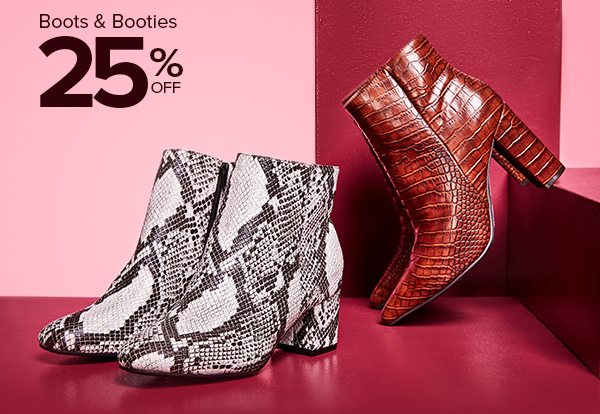 Shop Boots & Booties 25% Off