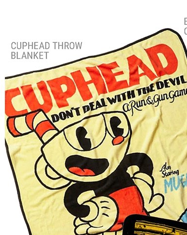 Cuphead Throw Blanket