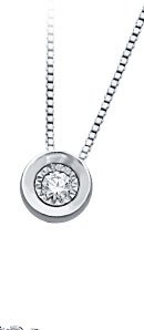 Diamond Bezel Necklace