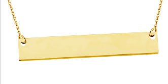 Gold Bar Necklace