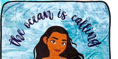 Moana The Ocean is Calling Throw Blanket