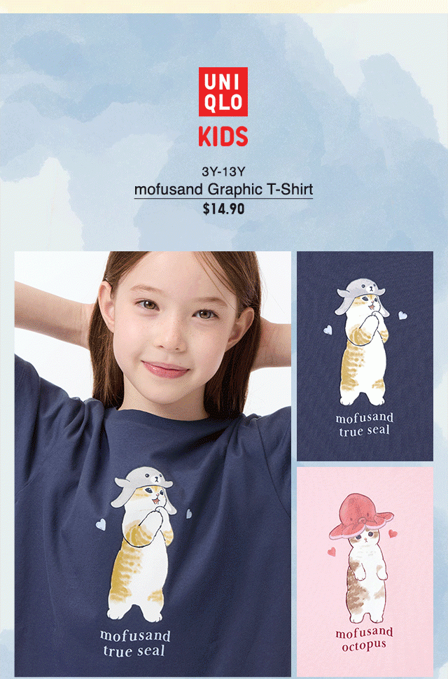 PDP3 - KIDS MOFUSAND SEA GRAPHIC T-SHIRT