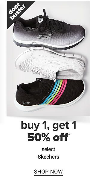 Buy 1, Get 1 50% off select Skechers - Shop Now