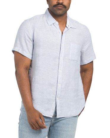 Linen Space Dye Shirt