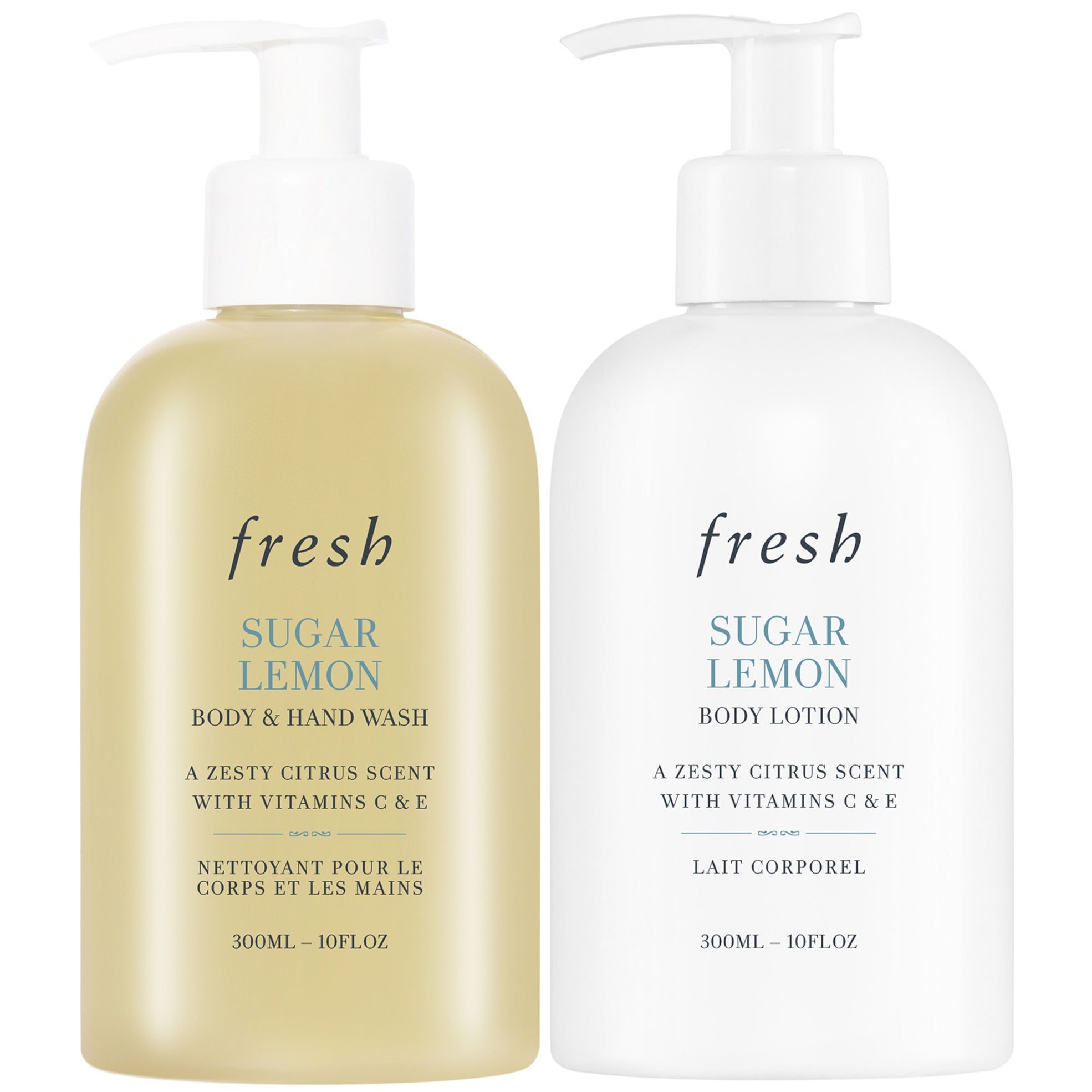 Sugar Lemon Body Lotion and Body & Hand Wash Duo