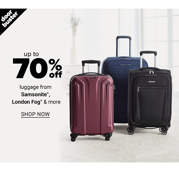 Up to 70% off Luggage from Samsonite, London Fog and more - Shop Now